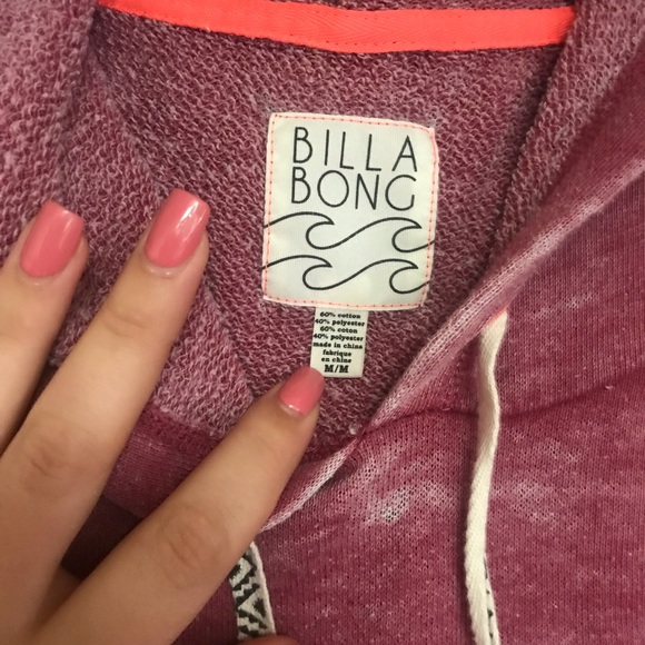 Red billabong hoodie - Picture 4 of 4